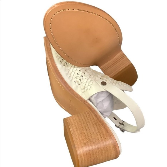 NWT Rag & bone ivory woven leather sandals size 5 - Picture 5 of 13